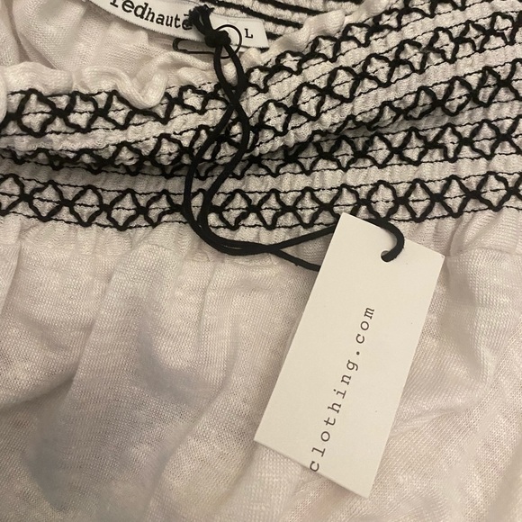 NWT White / Black off Romper - Picture 2 of 6